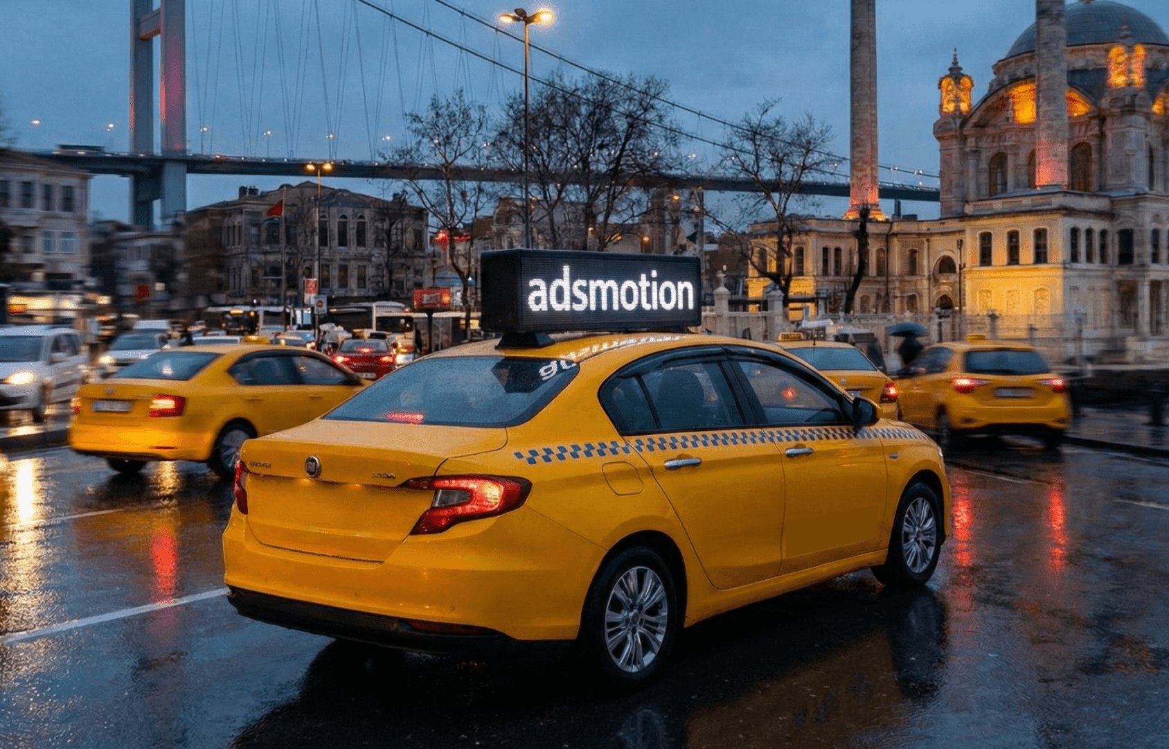 Taksi Üstü Dijital Reklamları